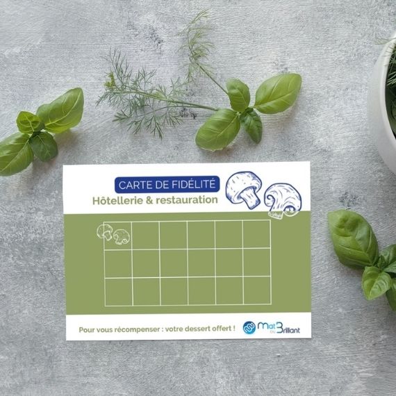 Carte fidelite restauration hôtel